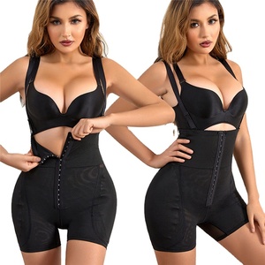 One-Piece <strong>Shapewear</strong> Bodysuit Women's High Waist Girdle Tummy Control Padded Hip Enhancer <strong>Underwear</strong> Sleeveless Bodysuit <strong>Shapewear</strong> - Product Image 2