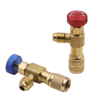 Interrupteur de débit au fluorure en cuivre pour la climatisation R22 R410 Compresseur frigorifique à main pour la maison et la ferme