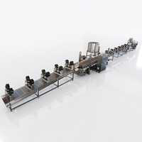 Ligne de production entièrement automatique de chips de pommes de terre, friteuse électrique à chauffage continu, machine industrielle de friture de chips de pommes de terre