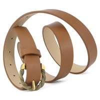 Nouvelle Série Printemps de Chemises Longues en Jean Haut de Gamme pour Femmes, avec Ceinture et Boutons en Alliage en Cuir PU Effet Serpent, Production Personnalisée