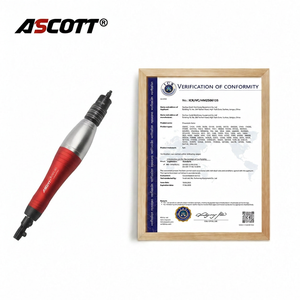 เครื่องเจียรแบบอัลตราโซนิกนิวเมติก CE 35000RPM พร้อมระยะชัก 0.7 มม. เครื่องขัดอากาศแบบอัลตราโซนิก อะลูมิเนียม 1/4" เครื่องมือตะไบแบบลูกสูบ - Product Image 5