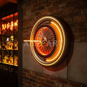 Decoración de Pared Metálica Personalizada para Bar, KTV, Cafetería, con Motor de Luz LED, Ideal para Arenas de E-sports y Eventos en Vivo - Product Image 2