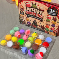 Adventskalender 2026 24-Tage-Weihnachts-Countdown-Kalender Adventskalender-Box Weihnachts-Adventskalender Quetschspielzeug für Kinder