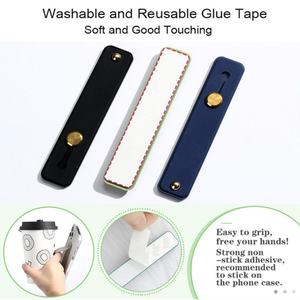 Phone <b>Holder</b> for <b>iphone</b> Mobile Phone <b>Holder</b> Stand Push Pull Universal Socket Plain Color Wrist Band Hand Finger Phone Grip Strap - Product Image 5