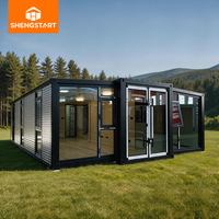 1234 Villa Capsule Modulaire Préfabriquée Pliable Portable Extensible de Luxe Moderne pour Chambre, Petit Appartement, Hôtel, Extérieur