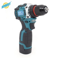 Moteur CC sans balais professionnel pour usine OEM, perceuse à percussion sans fil, fonction d'impact, vitesse variable, 45 Nm max, pour la construction