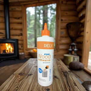Colle pour bois en polyuréthane PUR DELY, colle pour le travail du bois, pour la menuiserie, les cadres de portes, l'assemblage d'armoires, la construction en bois d'intérieur - Product Image 2