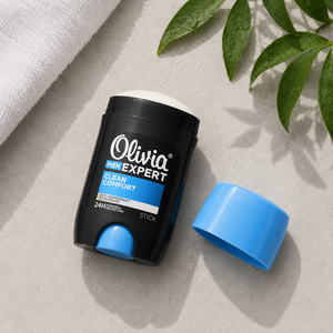 Clean Comfort Men’s Antiperspirant <b>Deodorant</b> <b>Stick</b> for Long-Lasting Sweat and Odor Protection 50 g Olivia Men Expert - Product Image 1