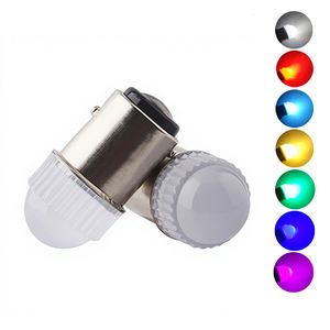 Ba15s P21w Led S25 1156 1157 BAY15D P21/5W 2835 <span class=keywords><strong>Señal</strong></span> de freno de coche Lámpara trasera de estacionamiento Luz de reserva Bombilla automática 12V 24V Verde rosa - Product Image 1