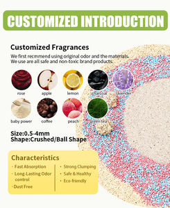 ทรายแมวจากเส้นใยมันสำปะหลัง ดับกลิ่น ไร้ฝุ่น จับตัวเป็นก้อนง่าย ป้องกันกลิ่น ทรายจากพืชมันสำปะหลังแท้ ทรายแร่ธาตุสำหรับแมว - Product Image 6