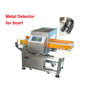 Сенсорный экран детектор металла для швейной промышленности горячие продать полноавтоматическую отклонение детектор металла для шарфа