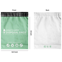 Sacs jetables biodégradables et recyclables de qualité supérieure pour couches pour adultes, sacs de récupération pour produits sanitaires