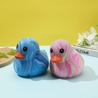 Nouveauté : Jouets en TPR colorés en forme de canard, souples et compressibles, jouets créatifs pour enfants, jouets anti-stress