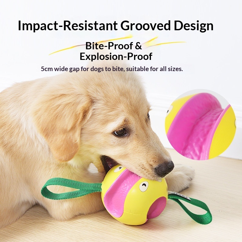 High-Elasticity TPU Sport Dog Chew Toy Ball – Durable Waterproof Fetch & Tug Ball - View 4