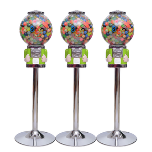 Venta al por mayor comercial cabeza redonda caramelo Gumball juguete burbuja hinchable máquina expendedora de monedas - Product Image 3