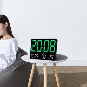 Modern Large-Screen Wall <b>Clock</b> Cross-Border Dual-Purpose Alarm <b>Clock</b> for Living Room Simple Style Table Wall <b>Clock</b> 0717 - Product Image 5