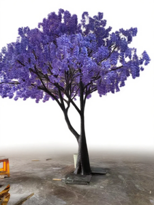 Árbol <span class=keywords><strong>Lila</strong></span> artificial personalizado de fábrica, árbol púrpura, decoración de hotel de boda, árbol de flores simulado - Product Image 4