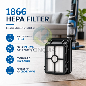 Pièces de rechange OEM/ODM en promotion : Filtres HEPA haute efficacité (99,97 % de poussière) compatibles avec les modèles <span class=keywords><strong>Bissell</strong></span> <span class=keywords><strong>Crosswave</strong></span> 1785 et 2306 de Suzhou Model1866 - Product Image 4