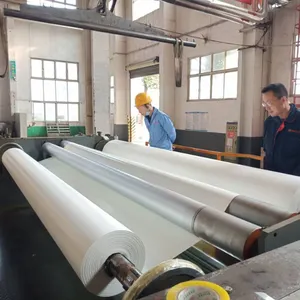 مشمع أبيض Jinlong 650gsm 1000d pvc من القماش المشمع للنباتات تنمو خيمة