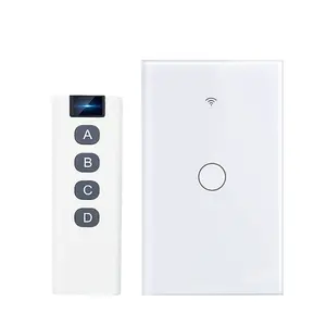 Nieuw Ontwerp Smart Wifi Switch 120X72Mm 1 Bende Wifi Smart Switch Zigbee Support Apple Homekit/Zigbee Smart Steel Switch