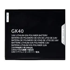 Baterai 2800mAh GK40 untuk Motorola Moto G4 G5 Play E4 XT1607 XT1609 XT1670