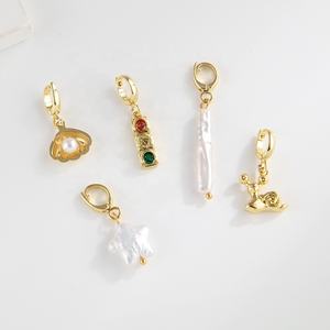 DIY調整可能ユニバーサルクリップオンチャーム：サボテン、チェリー、パールヴィンテージチャーム、ファッションアクセサリー - Product Image 4