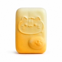 Jouets Squishy en Mousse à Remontée Lente, Motif Empreinte de Patte de Chat, Dégradé Orange Crème, Multi-pack, Décoration de Bureau, Cadeau