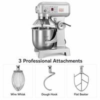 Commerciële spiraaldeegmixer 10L, zware deegmixer, 500W professionele standmixer voor bakkerijen