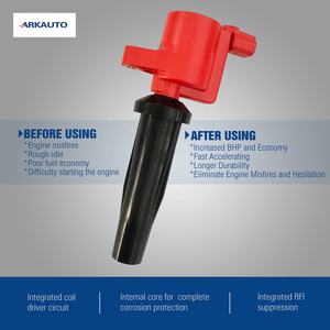 高エネルギー赤色点火コイル4M5G-12A366-BC UF621 DG522 LF1618100 FD505 DG-507 DG537 DG501 DG504 FORD MAZDA VOLVO用 - Product Image 3