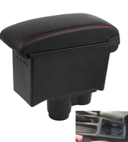 Nouvelle boîte de rangement de la console centrale intérieure de la voiture, accoudoir, accessoires de décoration de style automobile pour Renault Duster 2019-2022