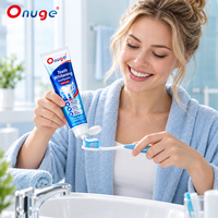 Dentifrice blanchissant professionnel Onuge, formule douce sans sensation d'acide, 120g, saveur menthe poivrée, longue durée, fabricant