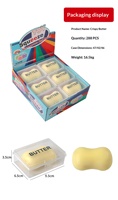 Jouet anti-stress pour enfants en PVC souple et croustillant, en forme de patte de chat, au chocolat, fait main, en boîte colorée – Vente chaude