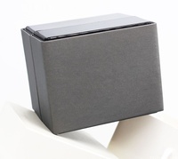 Cadeau de luxe rangement personnalisé noir étui de montre en papier kraft dur pour boîte de montre armani