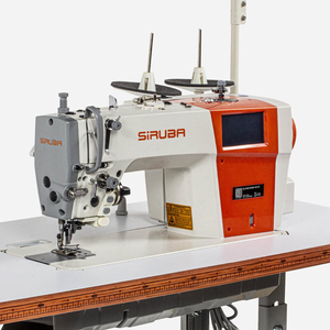 Machine à coudre à point droit informatisée Siruba Dl7500 neuve : mécanisme d'alimentation par aiguille, dispositif <span class=keywords><strong>de</strong></span> coupe des bords et interface tactile - Product Image 2