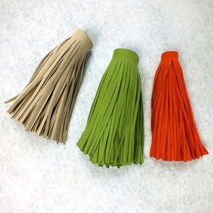 Gland en cuir synthétique microfibre daim pour vêtements sacs à main écharpes chaussures rideaux fausse <span class=keywords><strong>frange</strong></span> en cuir pour touche décorative - Product Image 4
