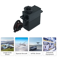 Бесщеточный сервопривод KPower HB150T 12В с ультравысоким крутящим моментом 150 кг/15 Нм, стальной редуктор, корпус из ЧПУ, для крупномасштабных промышленных роботов и манипуляторов