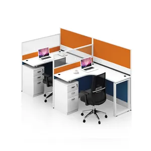 Современная офисная мебель офисный стол 2 человек раздел рабочих станций