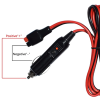 Cable de extensión para encendedor de cigarrillos de coche, ADS para encendedor de cigarrillos, cubierta de enchufe de CC, cargador, Cable de batería, Cable Solar