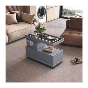 Smart Mobile Stone Coffee <strong>Table</strong> <strong>Sofa</strong> <strong>Side</strong> Cabinet Modern Simple Light Luxury Living Room Furniture Balcony Bedside <strong>Table</strong> - Product Image 1