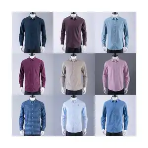 Designed Mens Dress Shirt Cotton with Long / Short sleeve - OEM ODM Cheap Price and High Quality Business Formal Dress Shirts