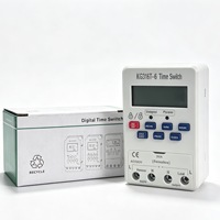 CE 认证 KG316T-6 220V 30A 定时开关，用于户外照明的自动开关定时器
