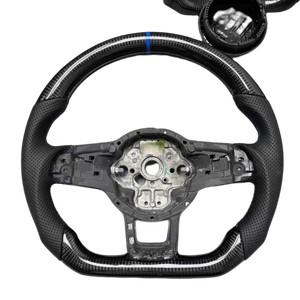 Volant personnalisé en fibre de carbone, adapté aux Volkswagen Golf 7 MK7, Golf 6 MK6, <span class=keywords><strong>GTI</strong></span>, vente directe d'usine, personnalisable - Product Image 6