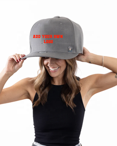 Casquette surdimensionnée unisexe DD, logo d'équipe personnalisé, broderie, casquette ajustée, casquette géante rouge, casquette surdimensionnée avec support en mousse - Product Image 1