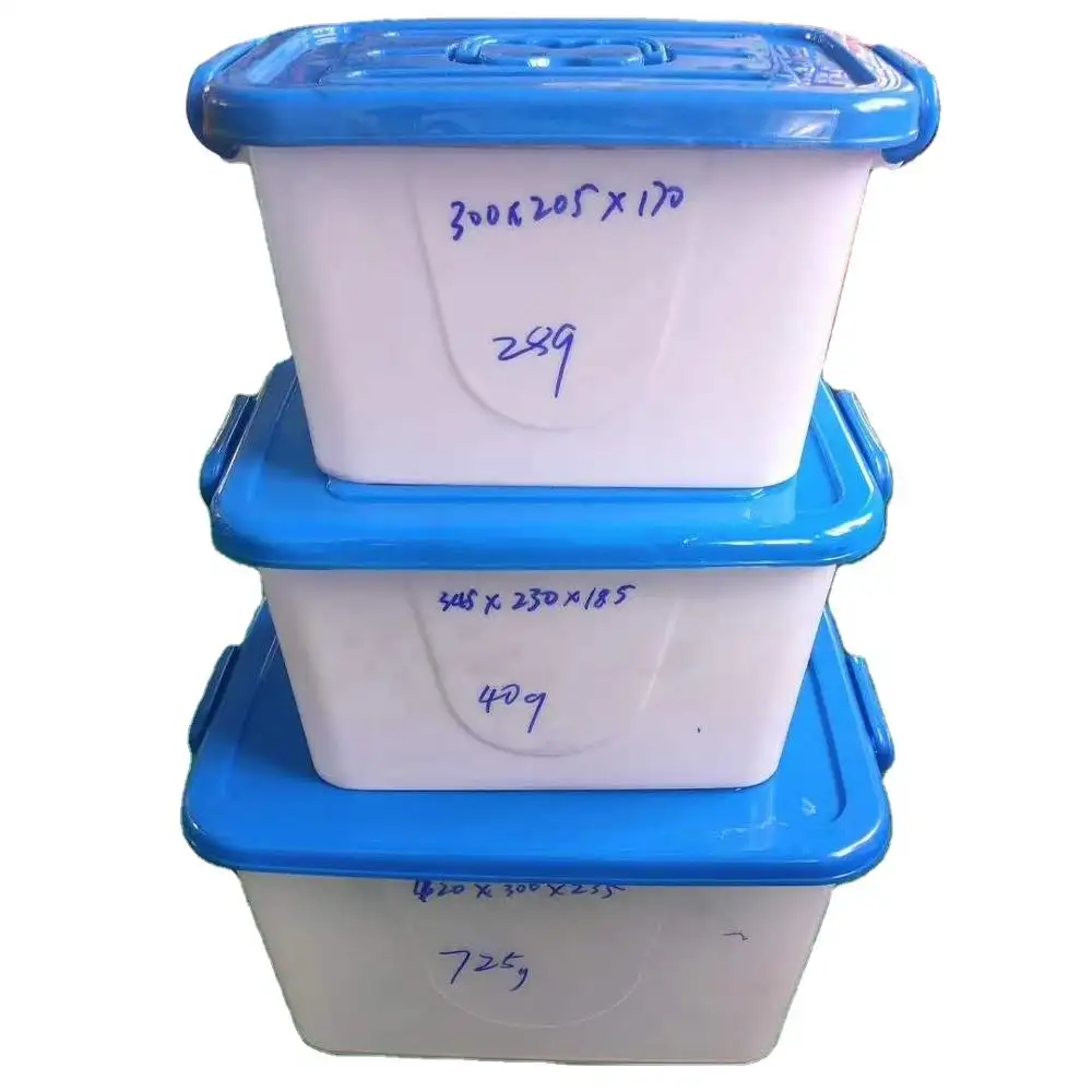 Caja de plástico usado para almacenamiento, molde de inyección de contenedor, venta directa de fábrica, precio barato, envío desde 2004
