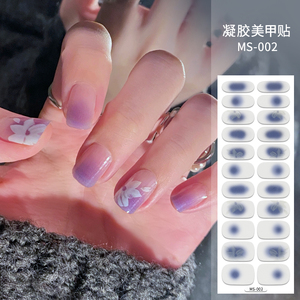 Pegatinas completas para uñas, pegatinas adhesivas para uñas, varios patrones, envolturas para uñas para mujeres, pegatina para uñas de Gel Diy - Product Image 2