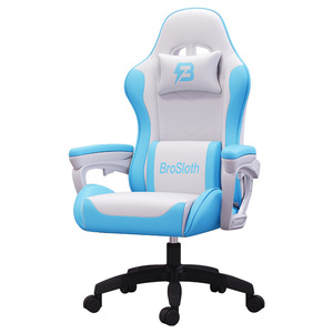 Nouveau design de chaise Silla <span class=keywords><strong>Gramer</strong></span> d'ordinateur grise de haute qualité Chaise de gamer exécutif en cuir avec repose-pieds - Product Image 2