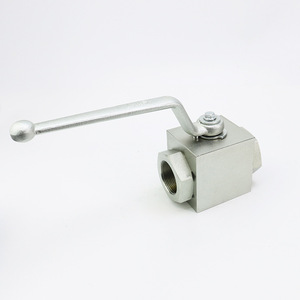 Válvula de Cierre de Núcleo de Bola de Alta Presión DN40 KHB-G1 1/2 Fabricada en Acero al Carbono con Rosca Interna para Detener el Flujo - Product Image 3