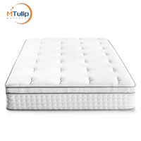 Matelas orthopédique double en latex matelas queen size matelas ferme en mousse à mémoire de forme micro matelas à ressorts ensachés