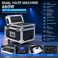 Machine à brouillard de scène SITERUI SFX 660w Morning Fog, machine à fumée à base d'huile DMX avec flight case pour scène