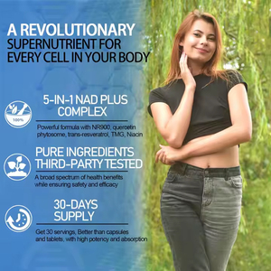 OEM Liposomal NAD integratore-NAD + gocce liquide con resveratrolo, pepe nero-supportano la salute del cervello e dei mitocondriali cellulari - Product Image 5